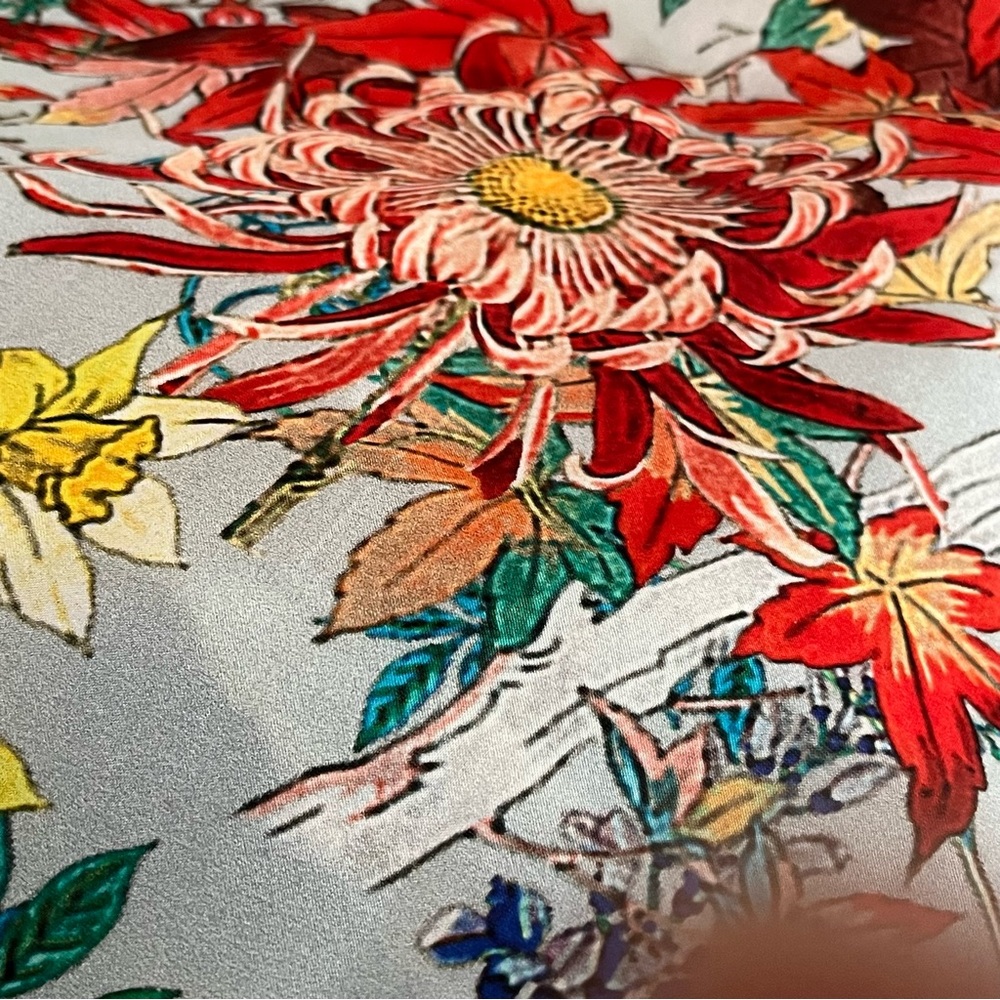 Johnny Was Laura Silk Floral Tiered Hem Maxi Skirt - Picture 5 of 9